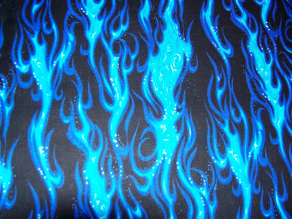 Blue Fire Wallpaper