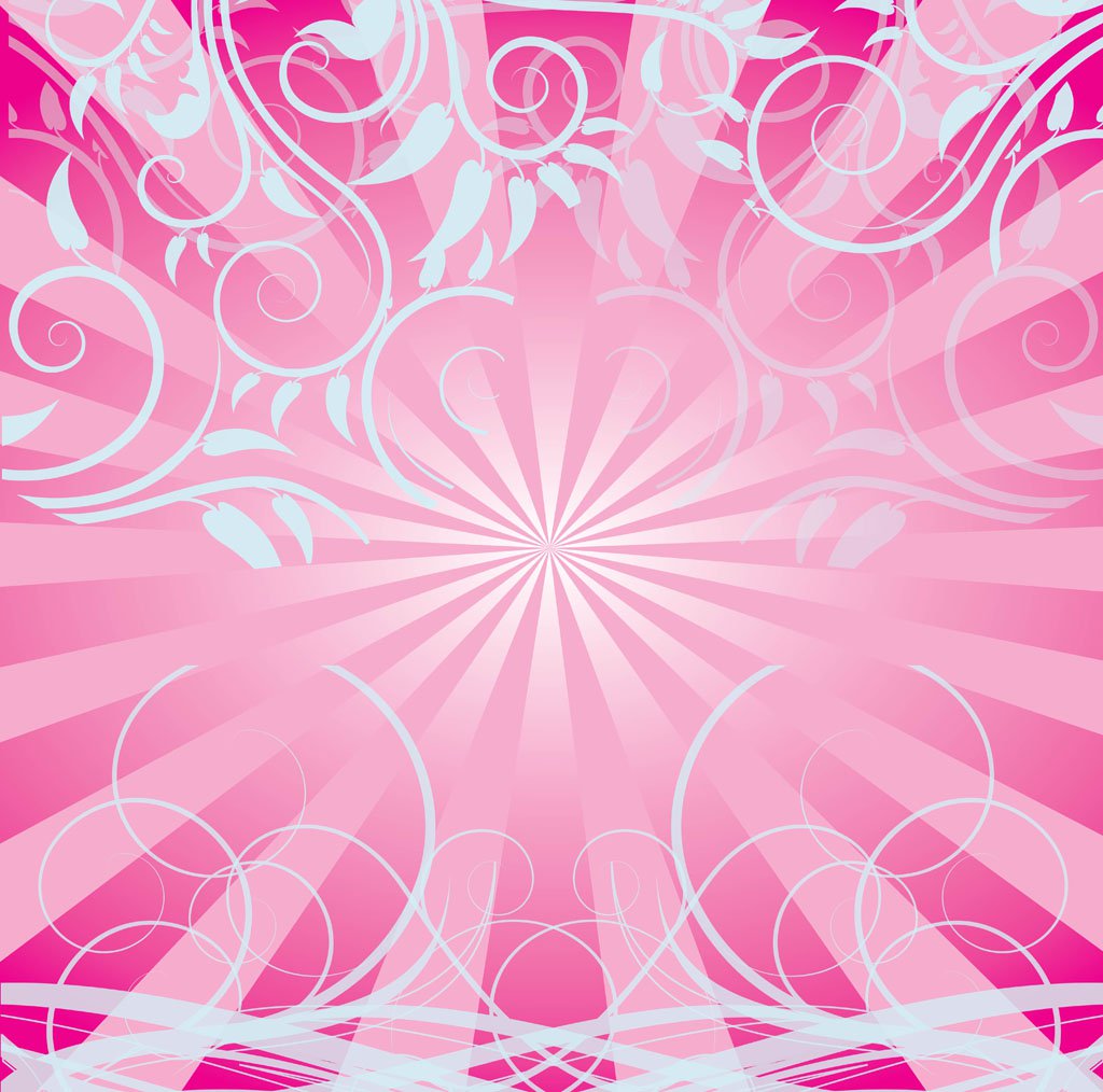 White Pink Swirl Background Swirls
