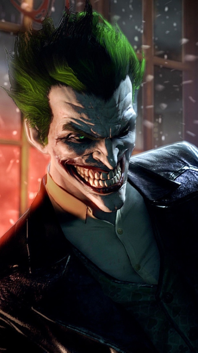 Joker Batman Arkham Origins Wallpaper Batman Arkham Origins Joker 640x1136