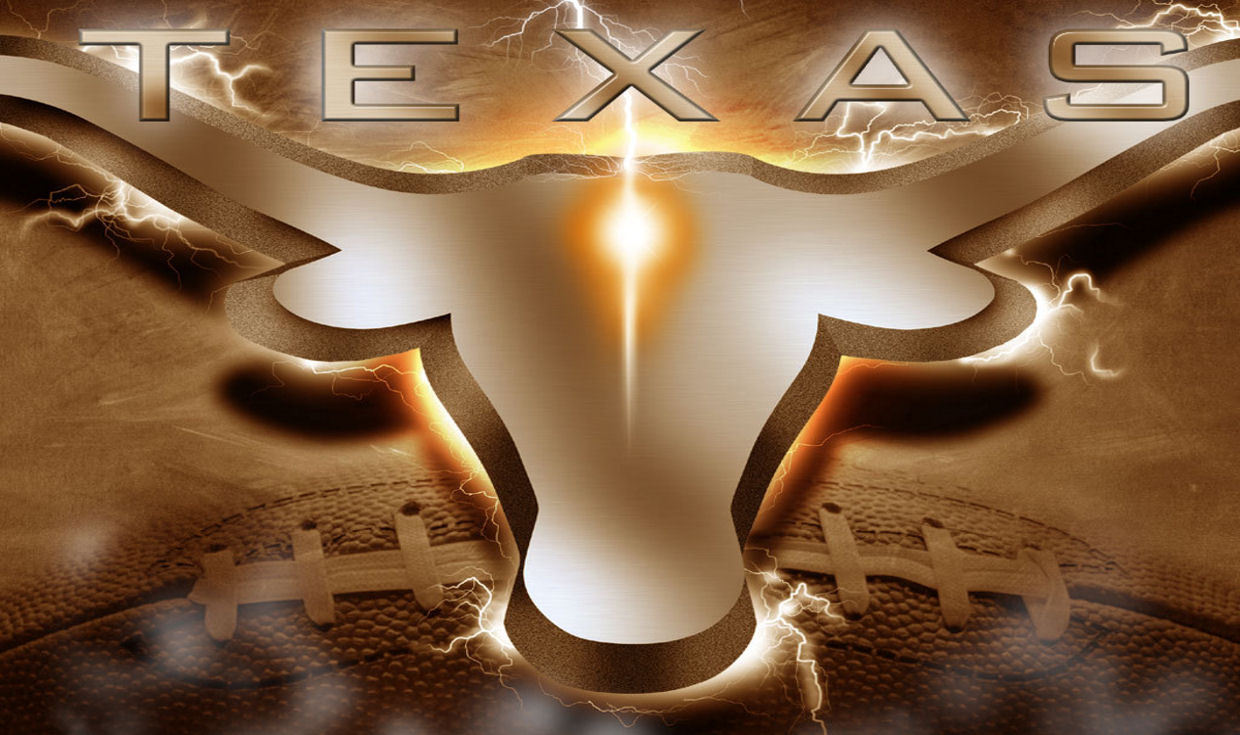 Download texas longhorns logo on an orange background Wallpaper  Wallpapers com