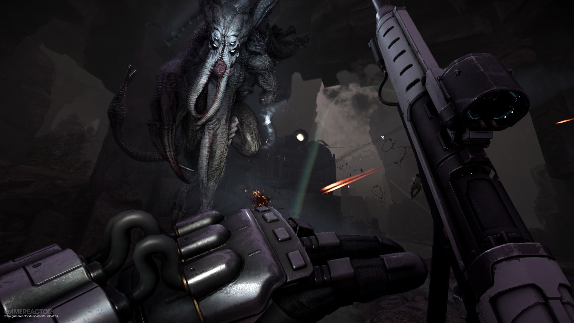 Evolve S Kraken Debuts At E3 Plus Gameplay Screens