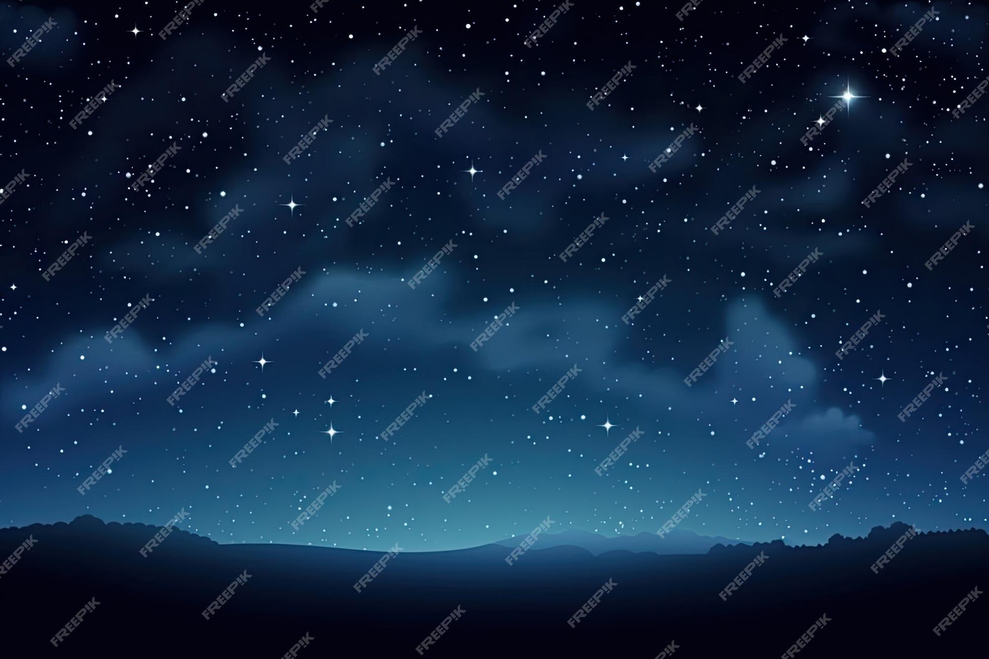 Premium Photo Background Of An Illustration A Starry Night
