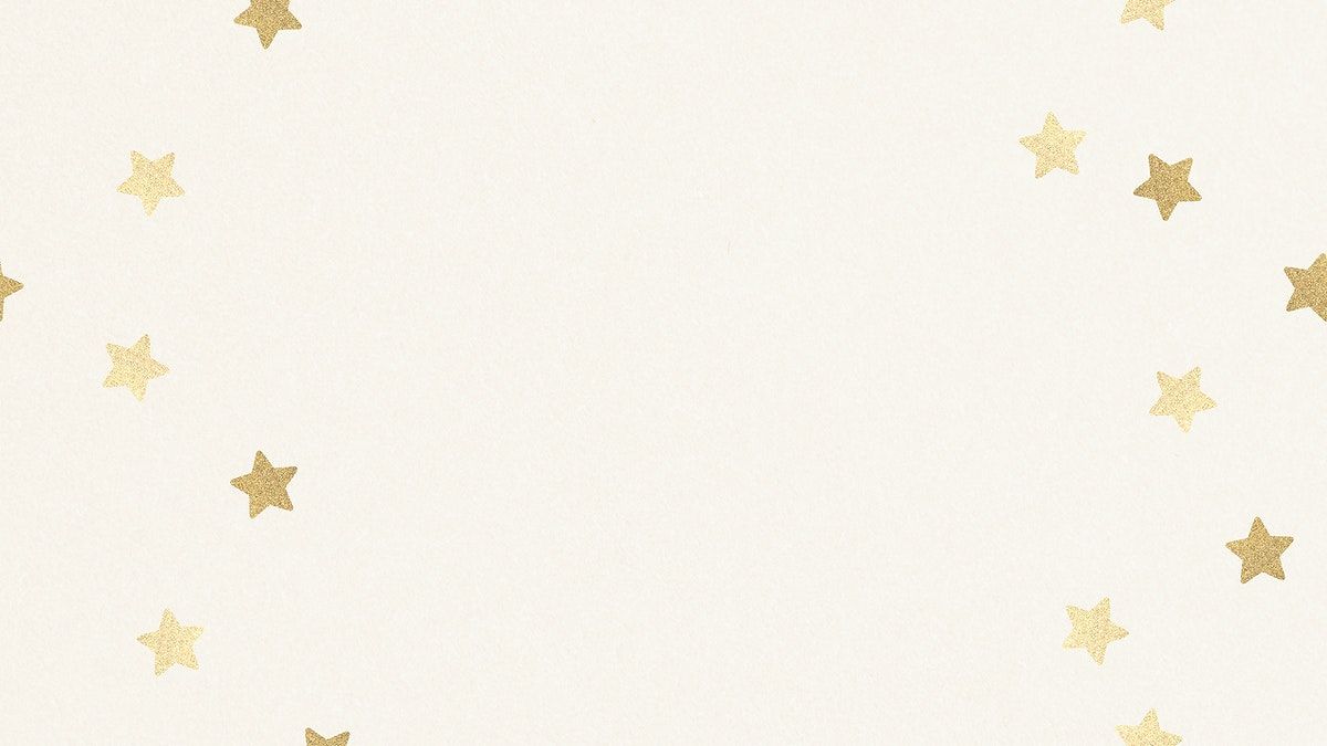 Beige Background With Gold Stars Pattern Image By Rawpixel