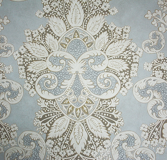 Rococo Wallpaper A Wide Width Damask Inspired By Indian