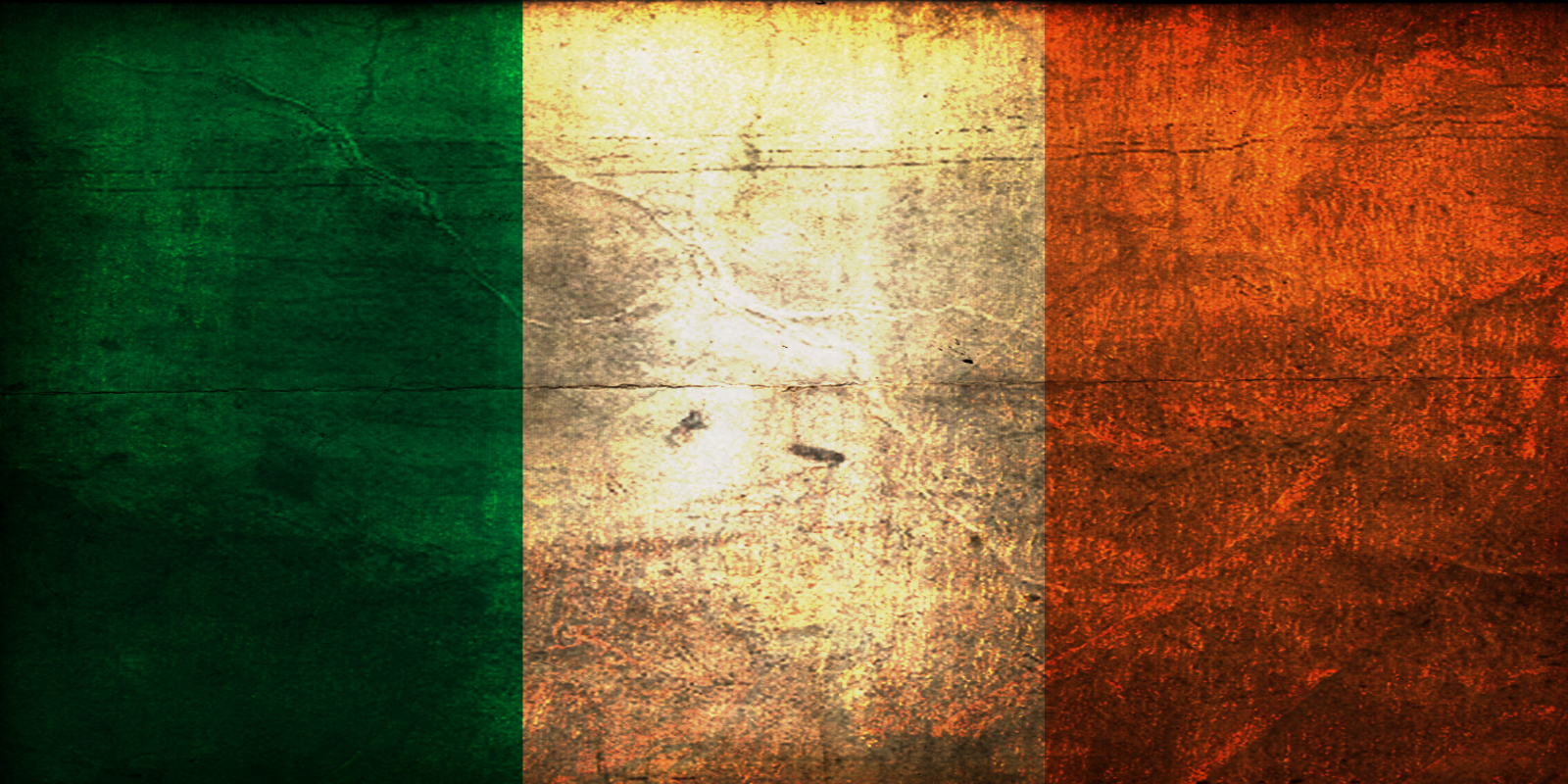 Irish Ireland Flag 1600x800