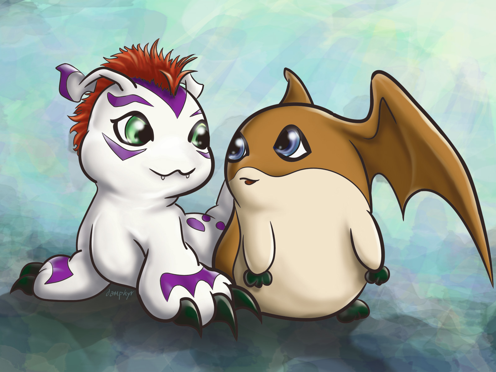 Gomamon Wallpaper Zerochan Anime Image Board