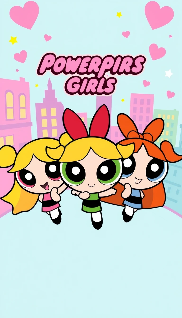 Powerpuff Girls Phone Wallpaper
