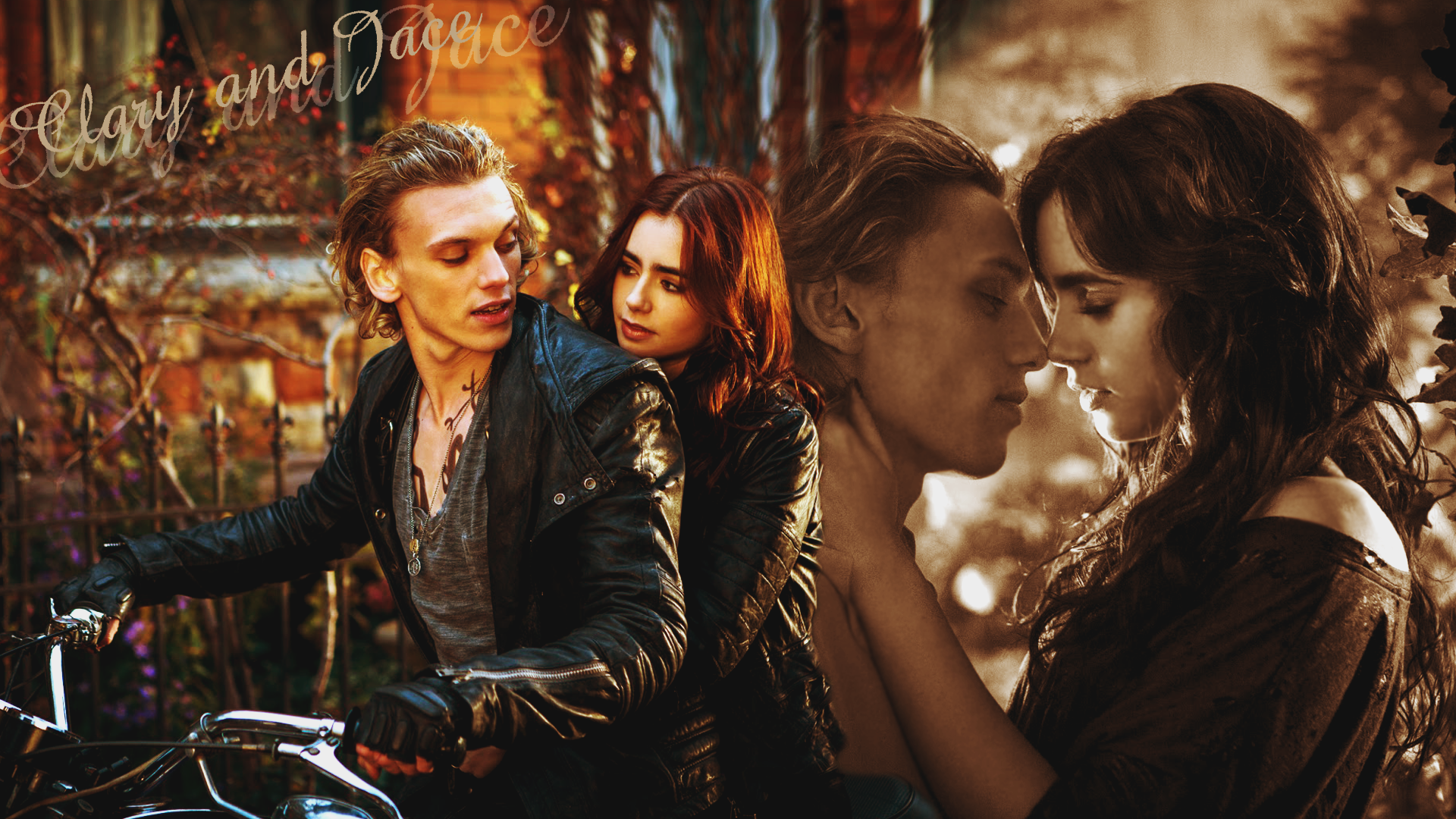 Clary And Jace Wallpaper Mortal Instruments