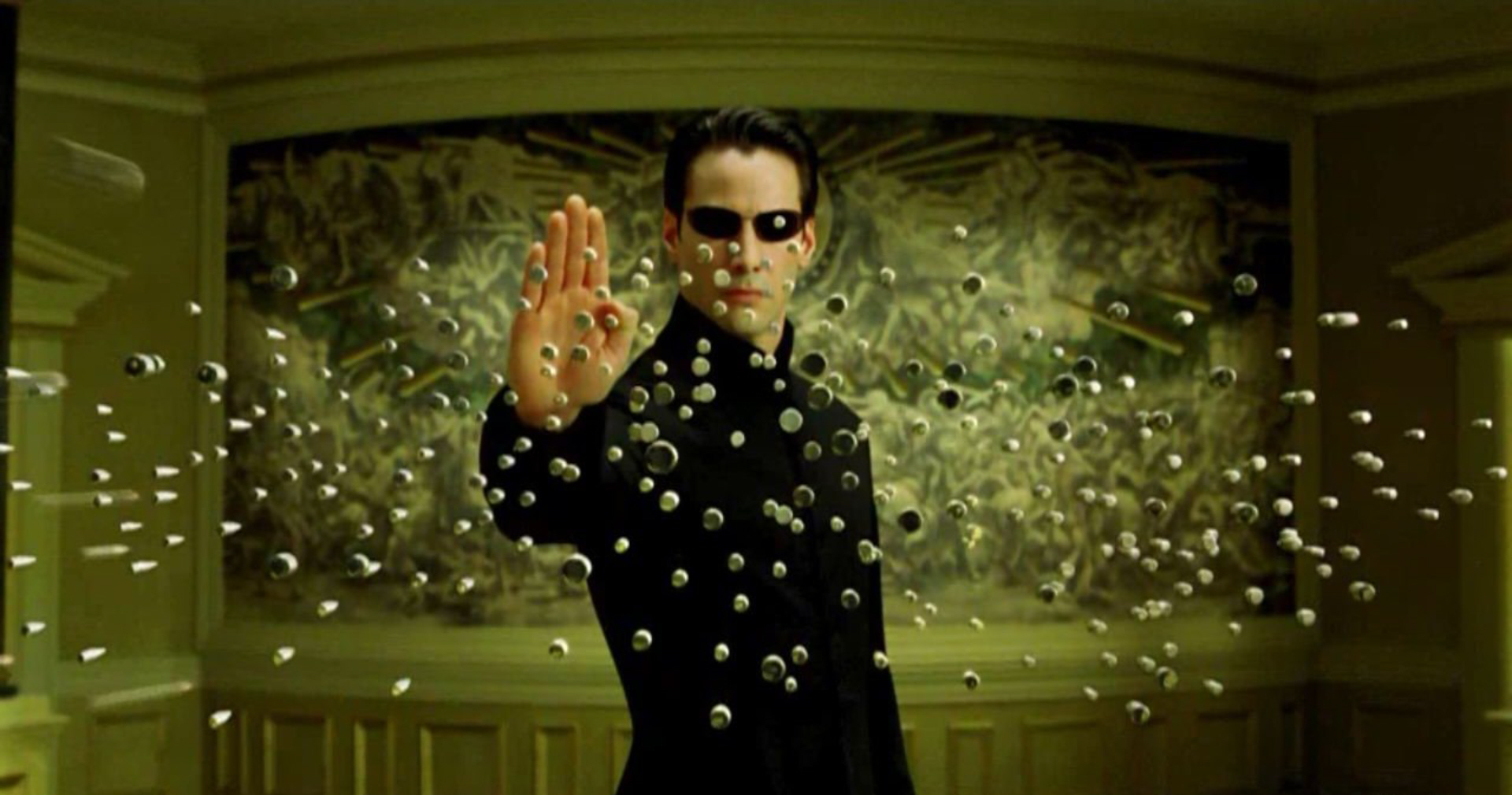 Photo Of The Day Neo Stops Bullets Wallpaper From Matrix