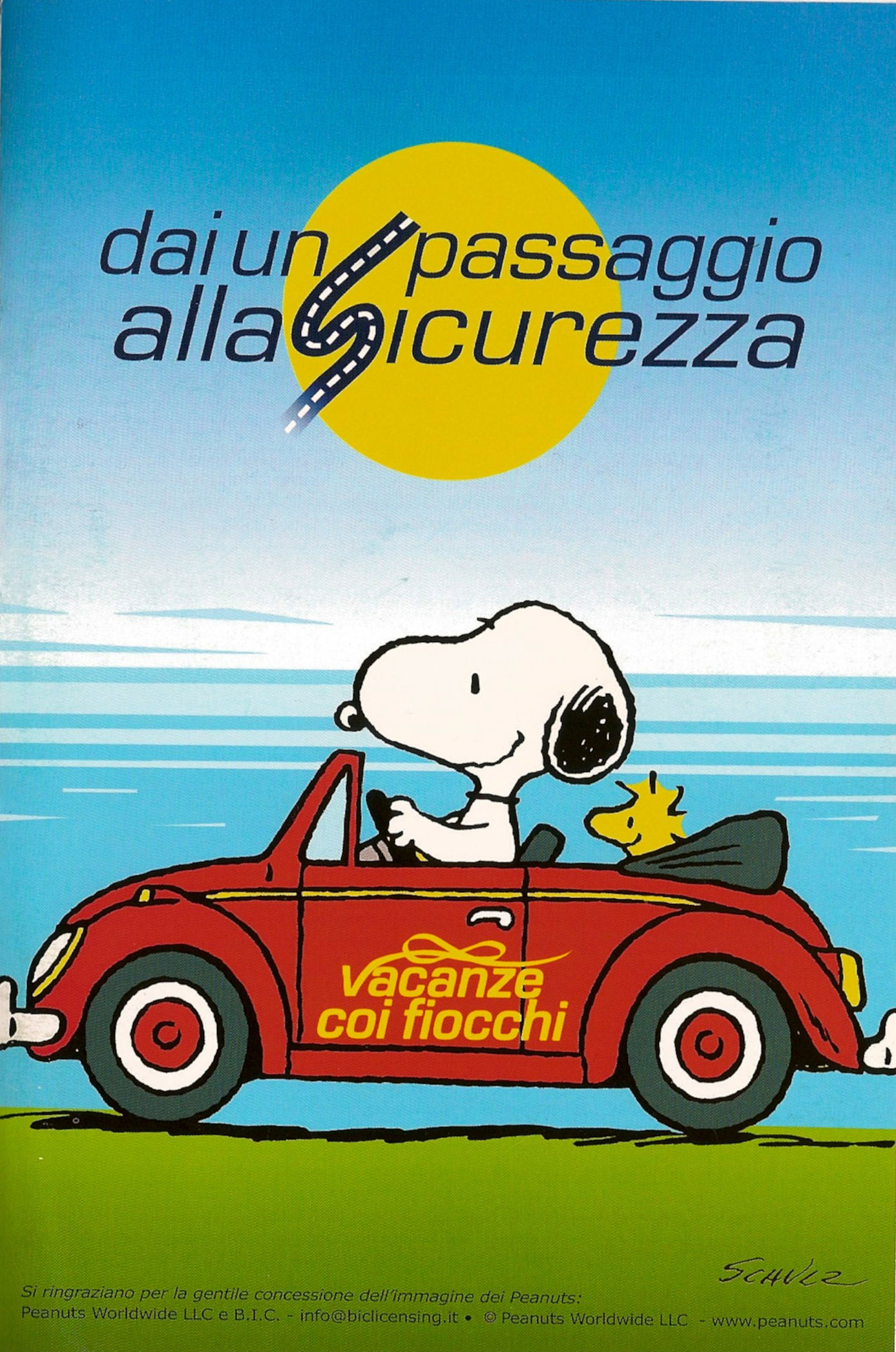 Snoopy Drives Safely In Summer The Ephemerist