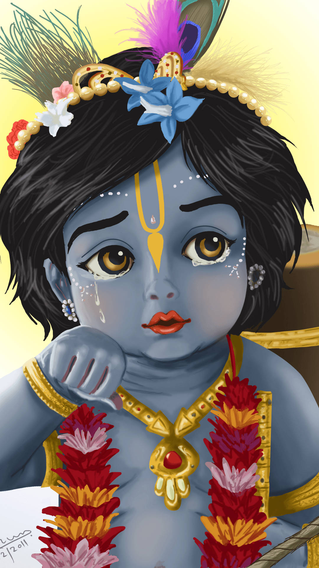 Little Krishna HD Wallpaper