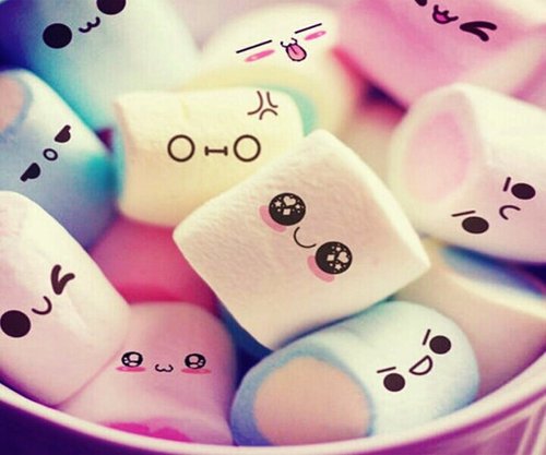 Cute Marshmallow Background