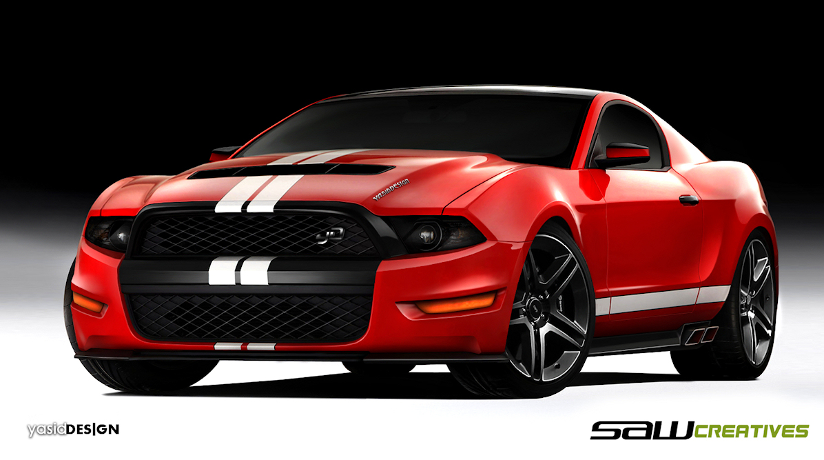 HD Wallpaper Ford Mustang Concept Car Design