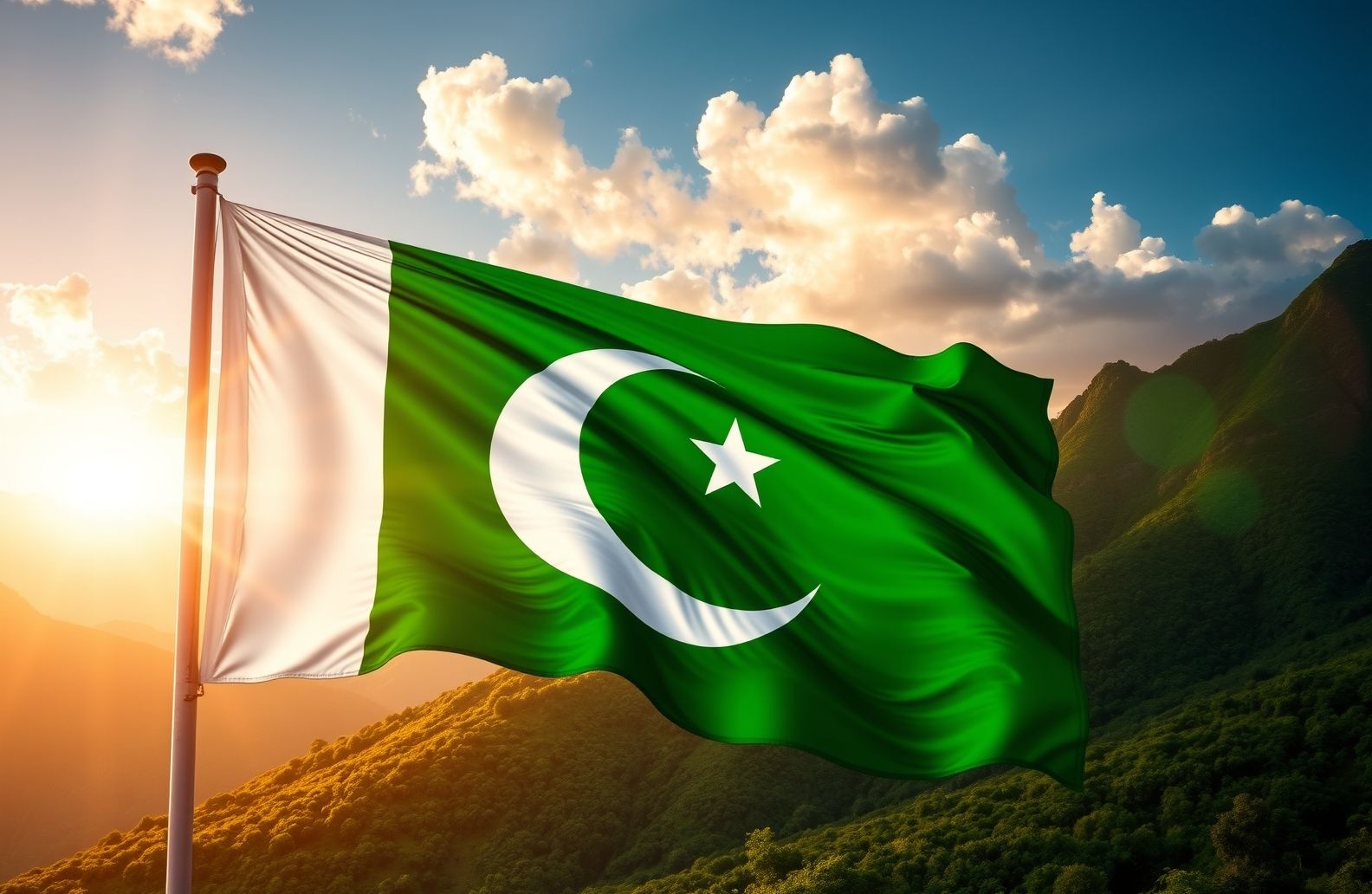 Pakistan Flag Wallpaper Hd