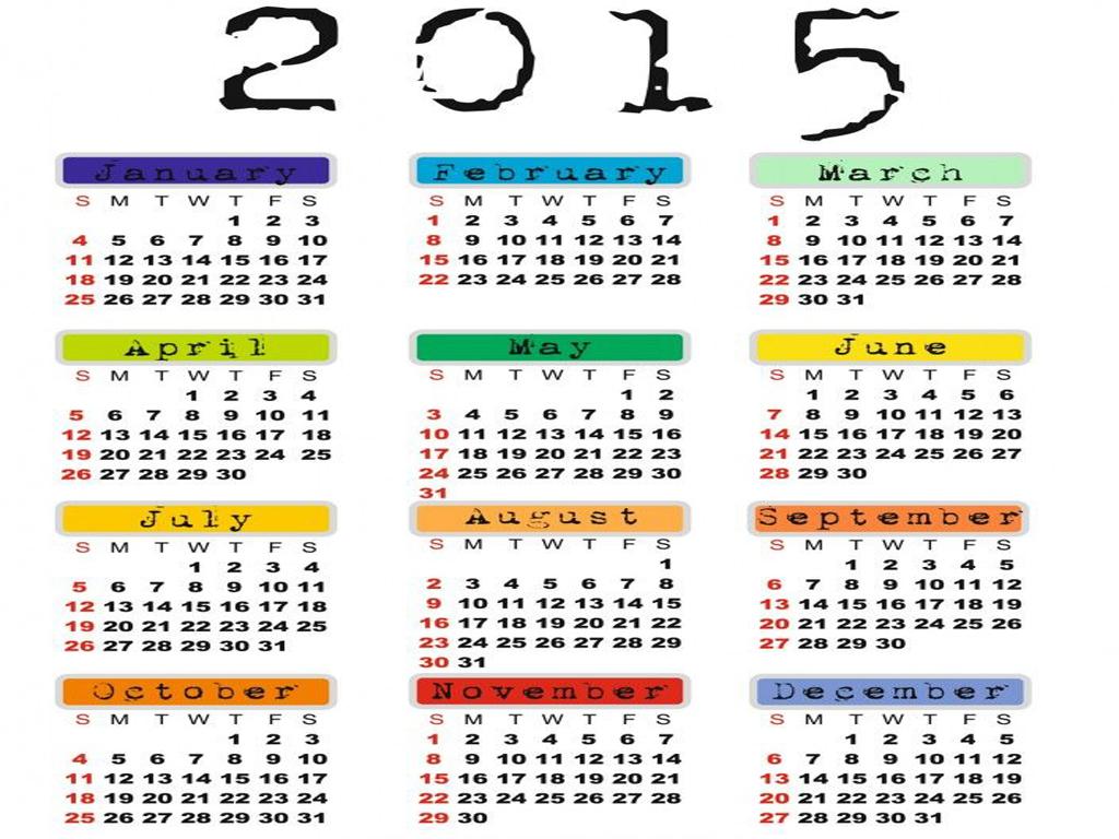 2015 Wallpaper Calendar New Calendar Template Site 1024x768