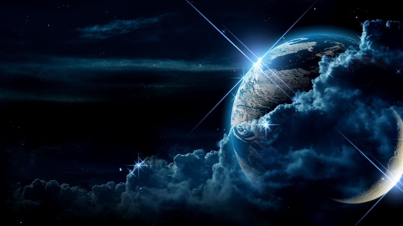 Earth Space Cool HD Wallpaper Puter
