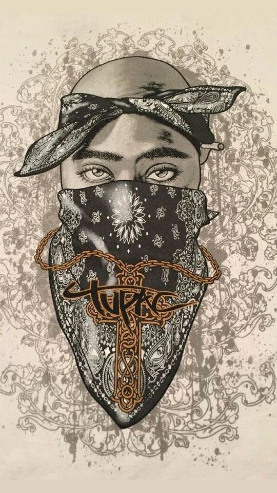 Tupac Amaru Shakur Art Hip Hop Artwork Tattoo