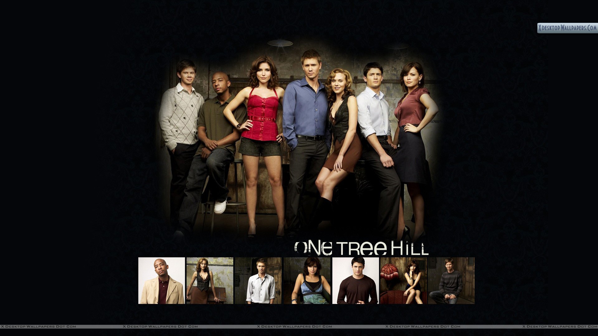 One Tree Hill Poster Of All Characters Wallpaper