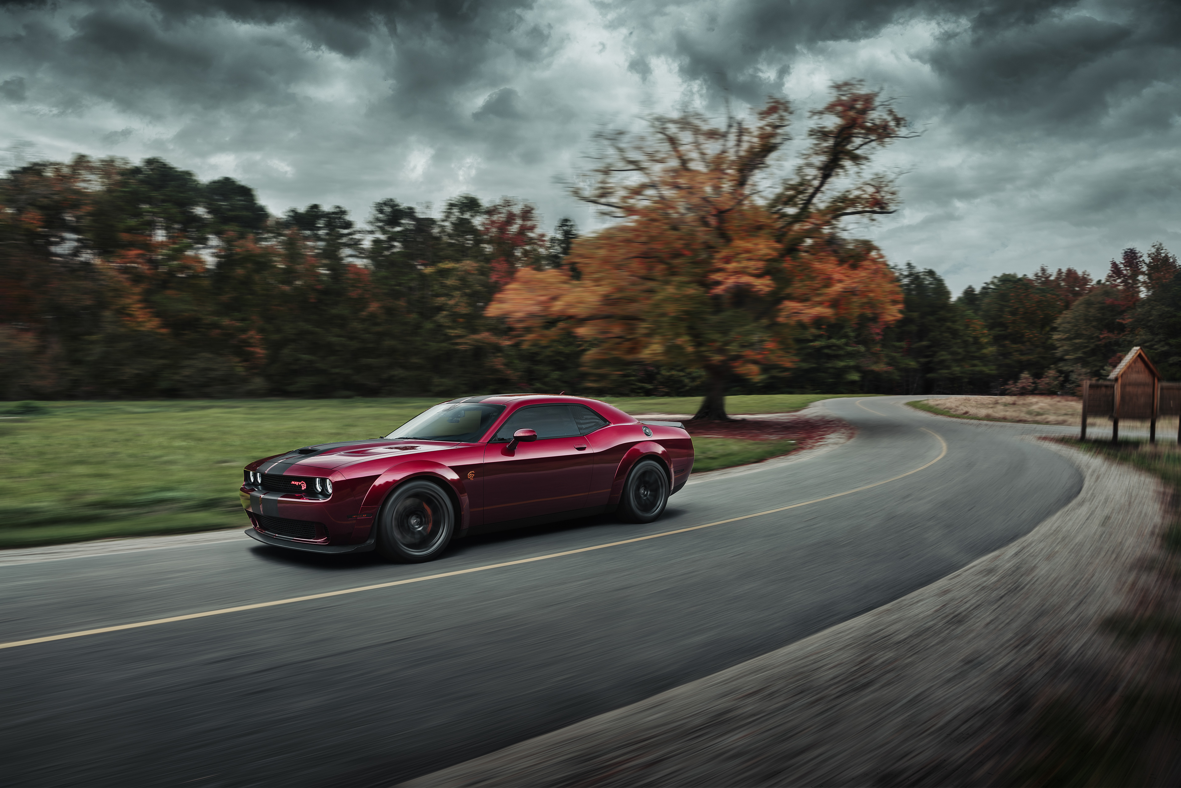 Dodge Challenger Srt Hellcat Widebody 4k Wallpaper HD Cars