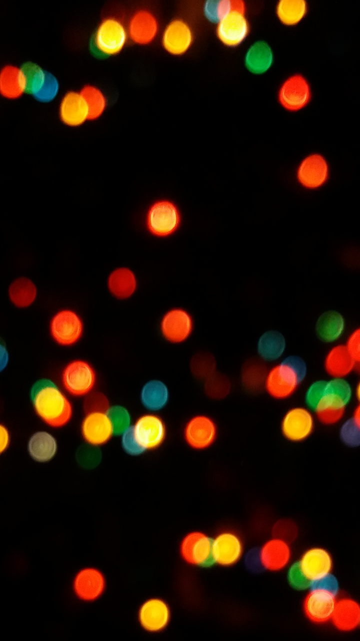 Wallpaper I Made From Our Christmas Tree S Lights Without Edit