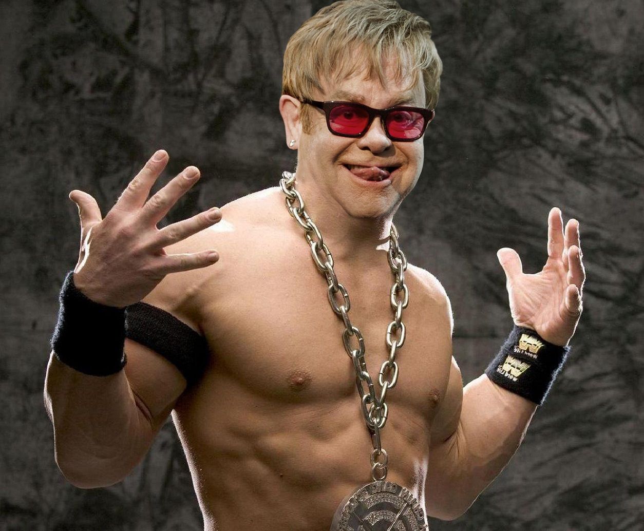 Elton John Cena Hybridhumans Unusual Celebrity Portraits In