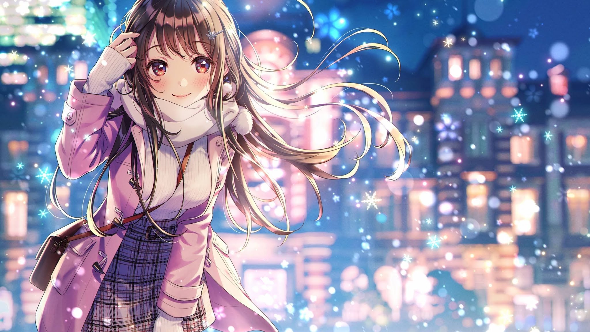Cute Anime Girl 4k Wallpaper