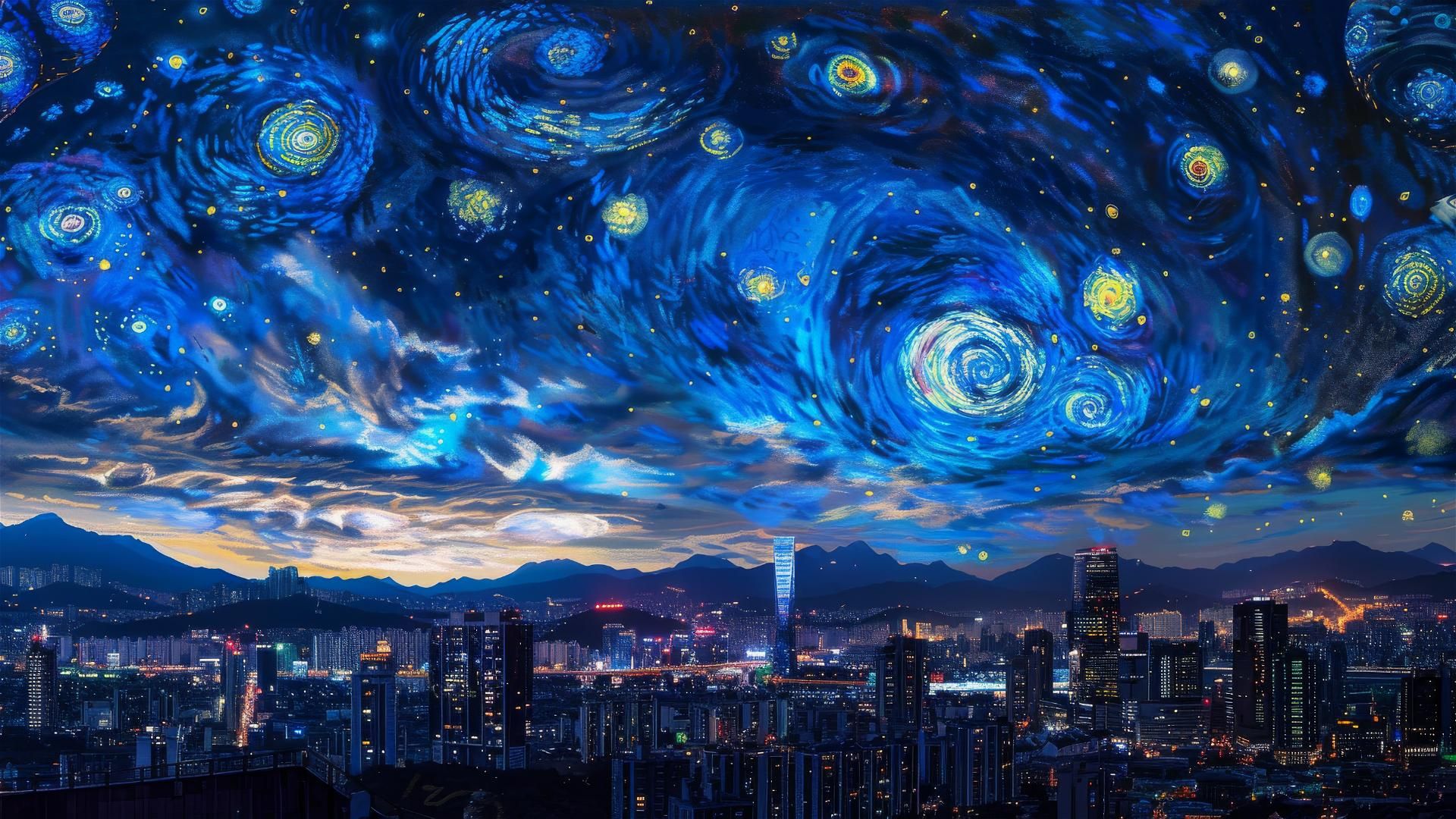 Free Download The Starry Night Painting By Vincent Van Gogh Uhd 4k Free Download The Starry Night Painting By Vincent Van Gogh Uhd 4k