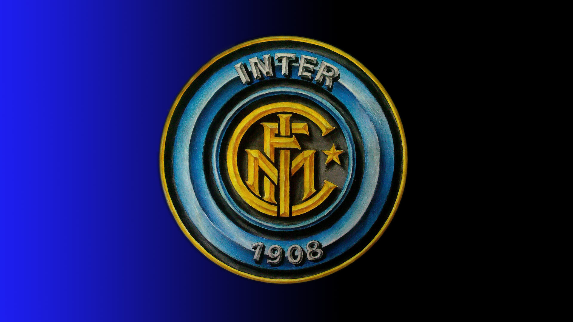 Inter Milan Fc Football Logo HD Wallpaper