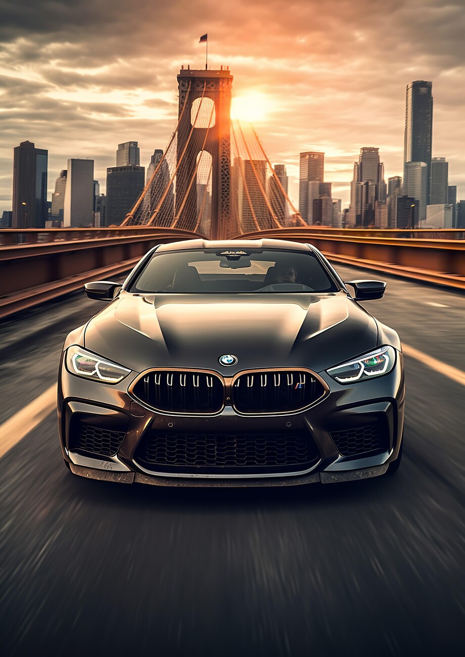 Bmw M8 Car Wall Mural Buy Online At Abposters