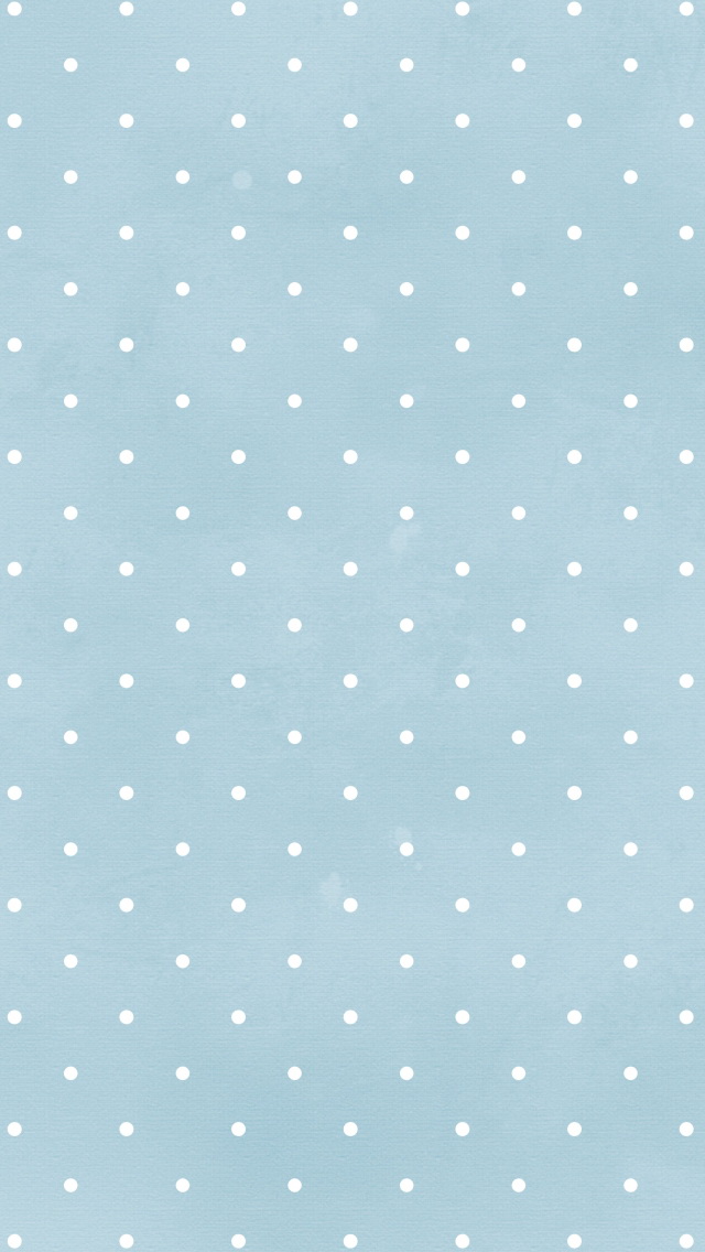 Polka Dots With Cyan Background iPhone Plus And