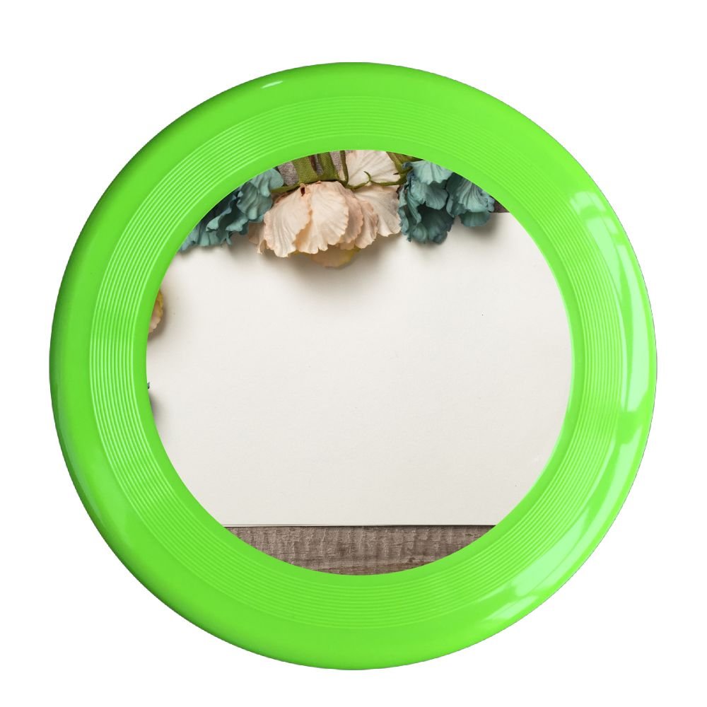 Amazon Skkoka Frisbee Retro Floral Design Material