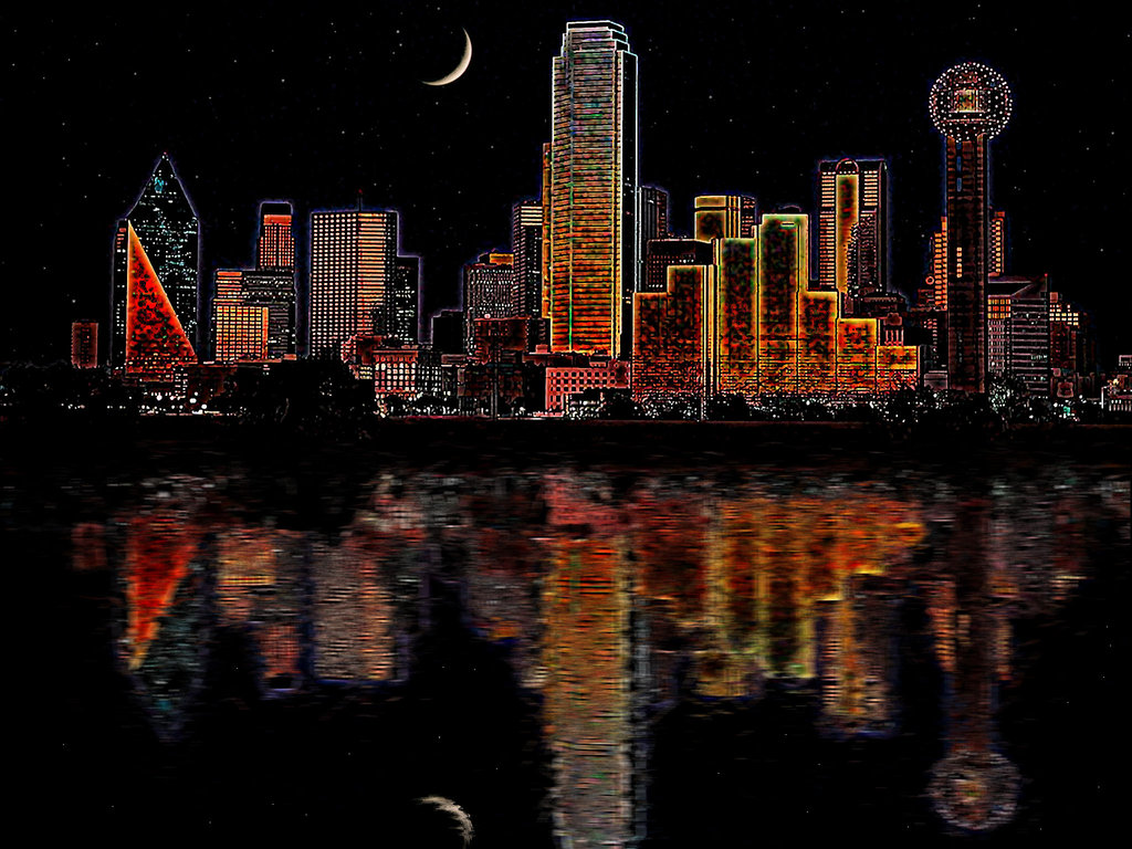 Dallas Skyline 1 by TexManson on