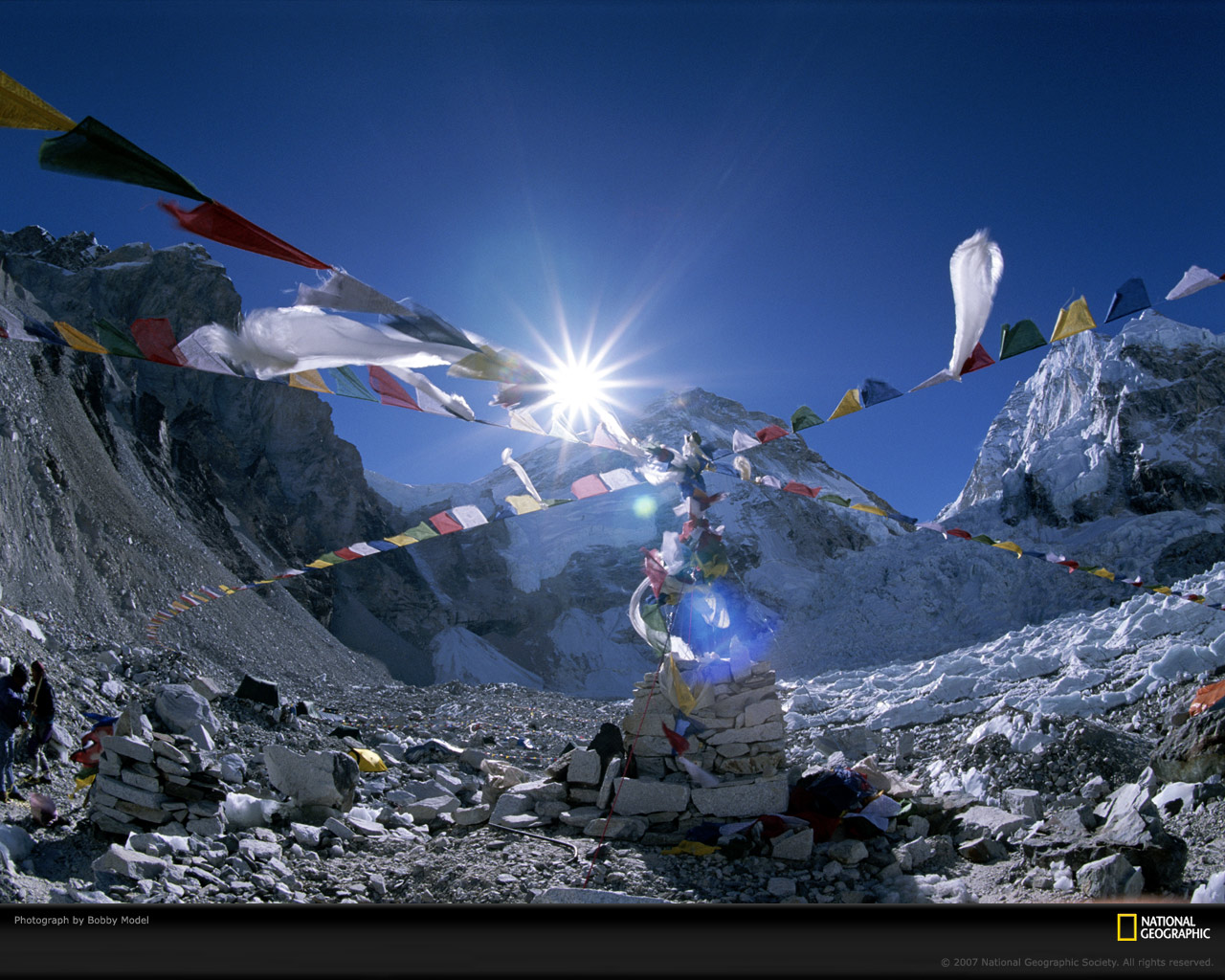 Camp Picture Everest Base Desktop Wallpaper