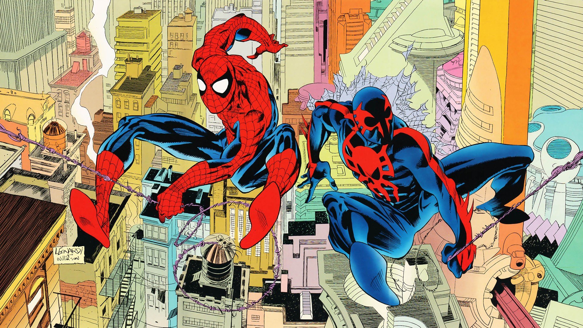Ics Spider Man Peter Parker Miguel O Hara Wallpaper