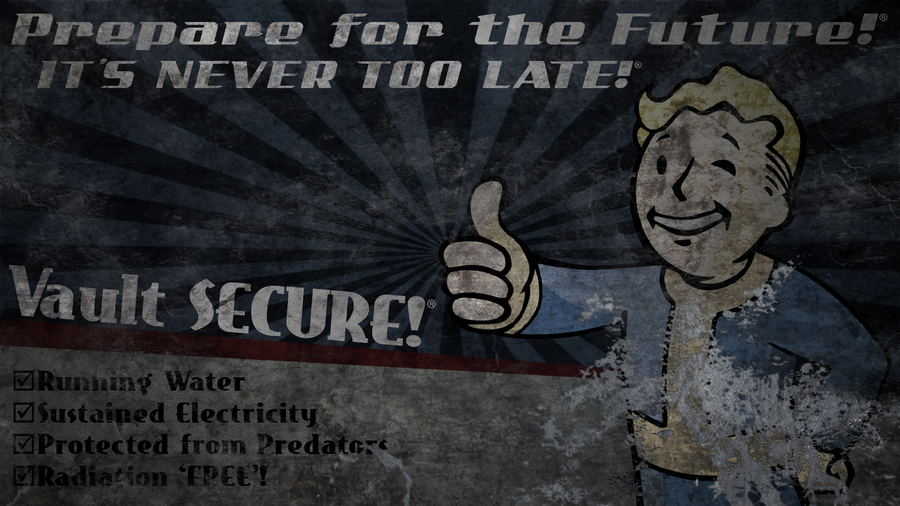 Fallout Vault Boy Billboard Wallpaper By Birdie94jb