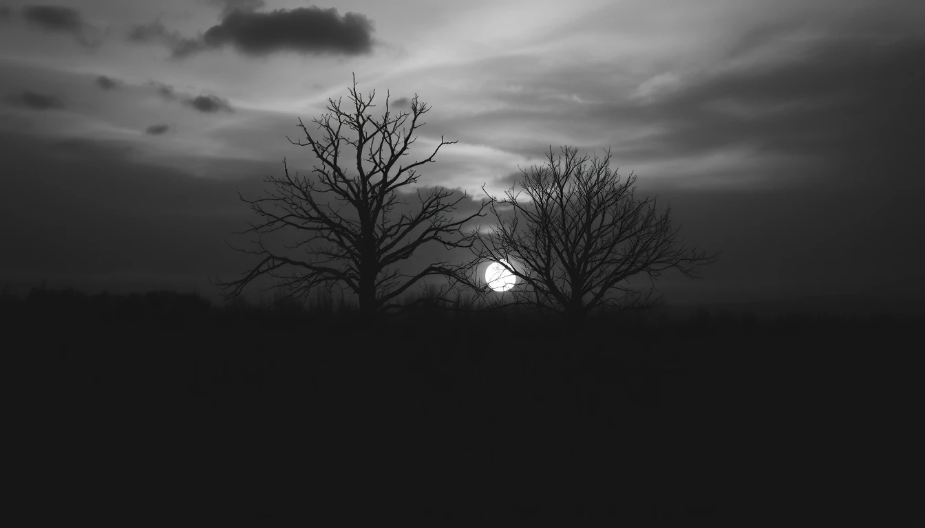 Sad Black And White Wallpaper