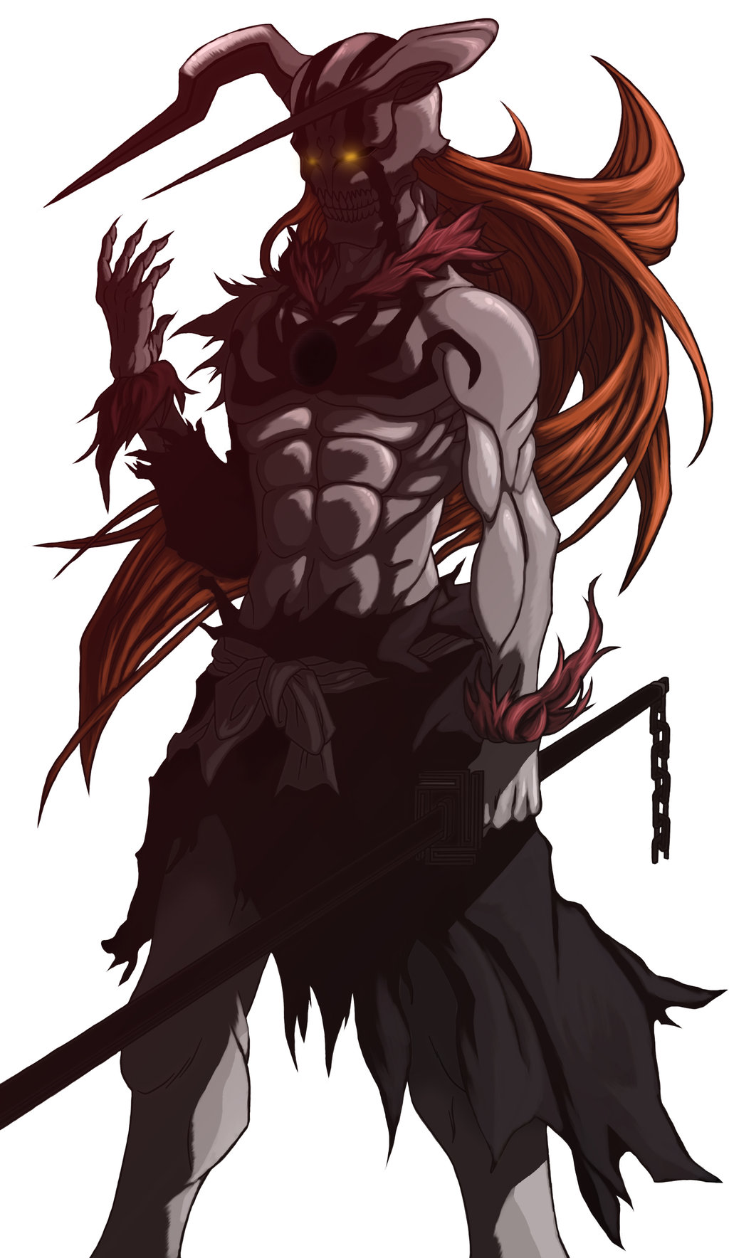 Render Bleach Renders Ichigo Kurosaki Hollow Vasto Lorde Pictures HD