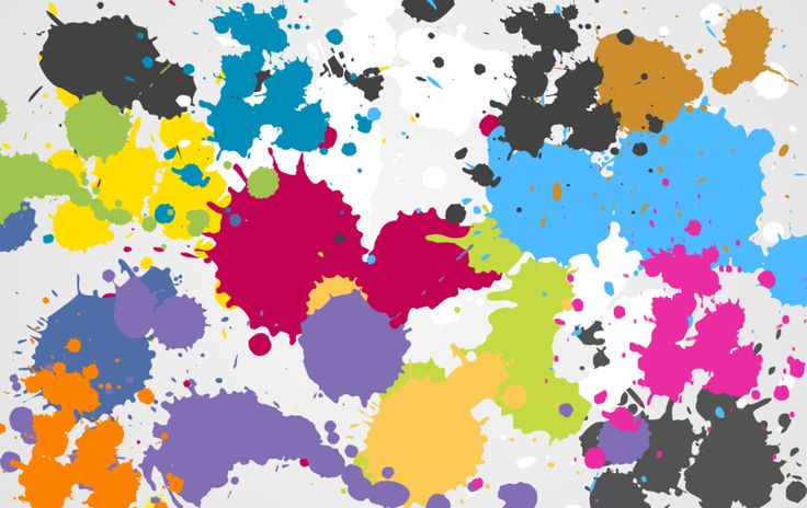 Paint Splatter Idea Background