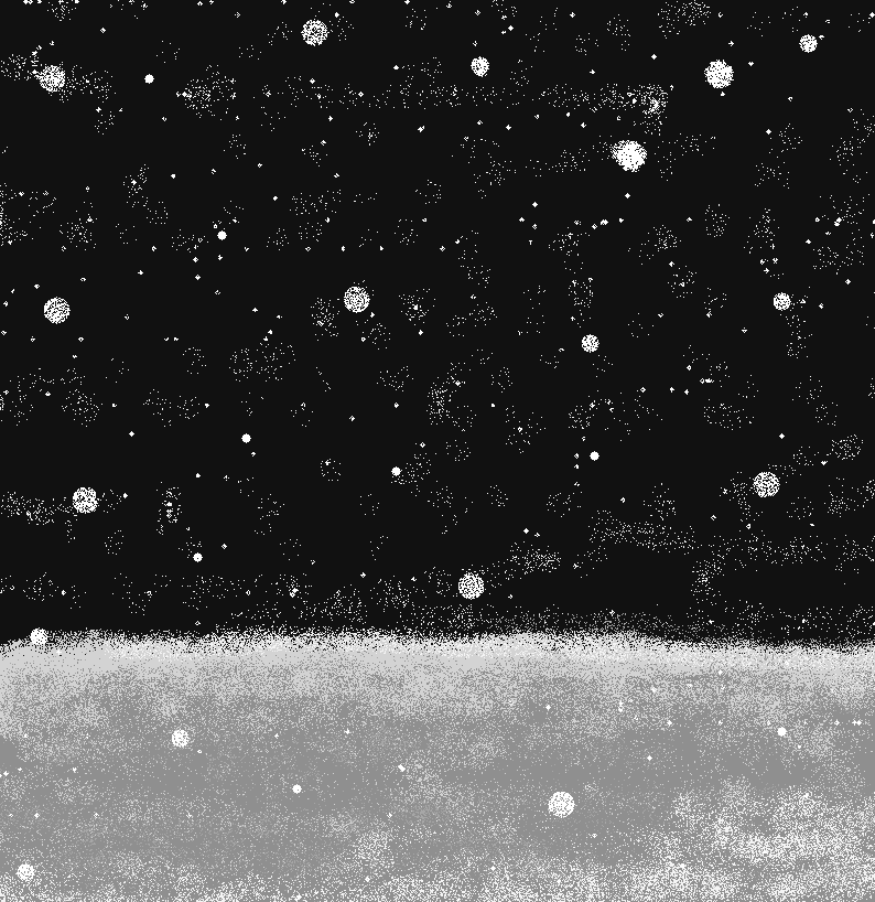 Snowy Night Background HD Wallpaper