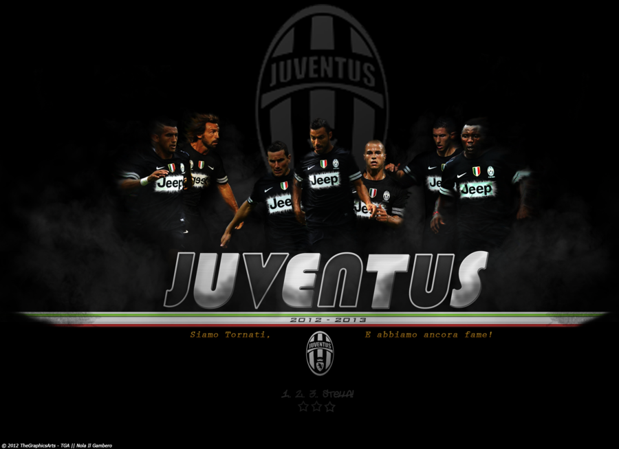 Vucinic Marchisio Logo Wallpaper Juventus Serie A