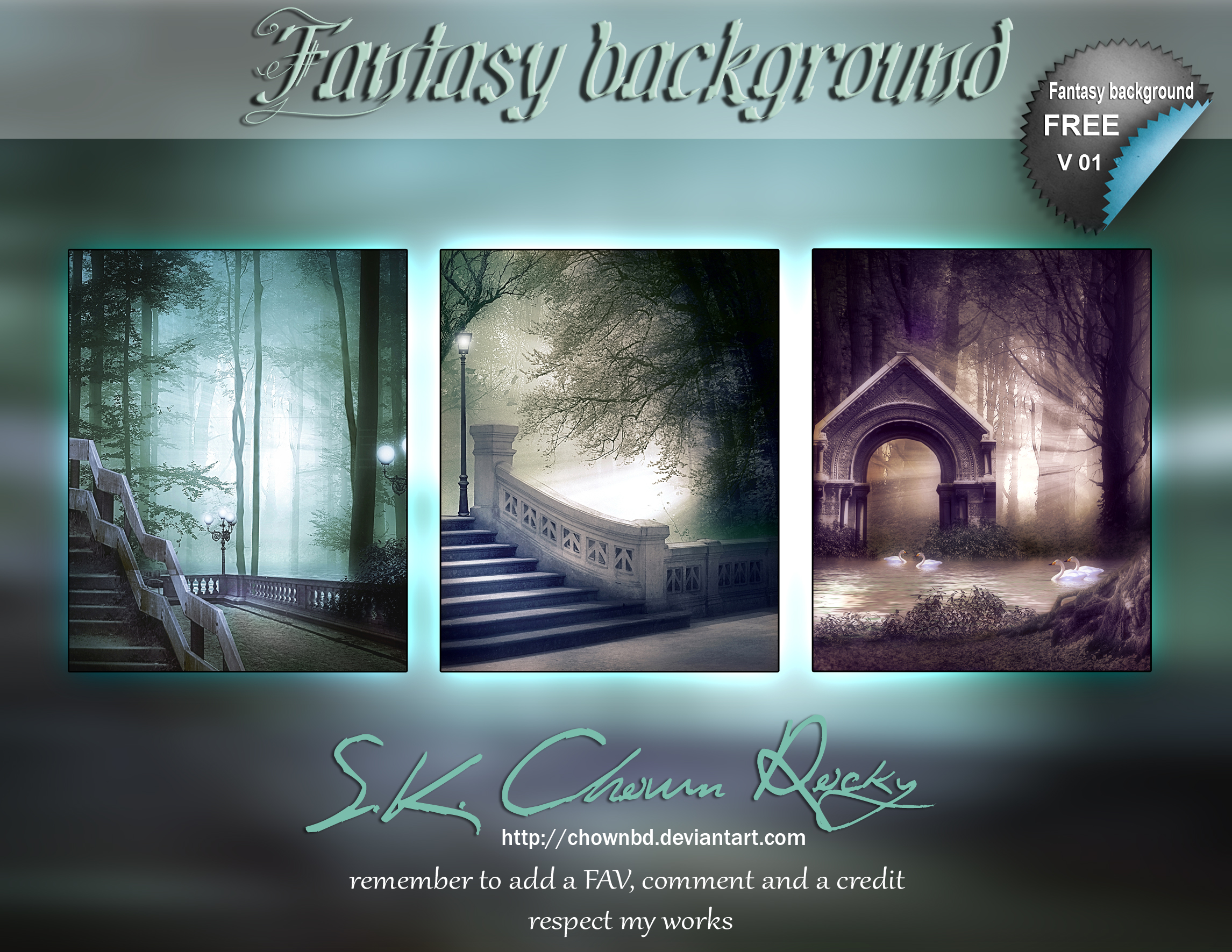 Fantasy Background V01 By Digi 3d