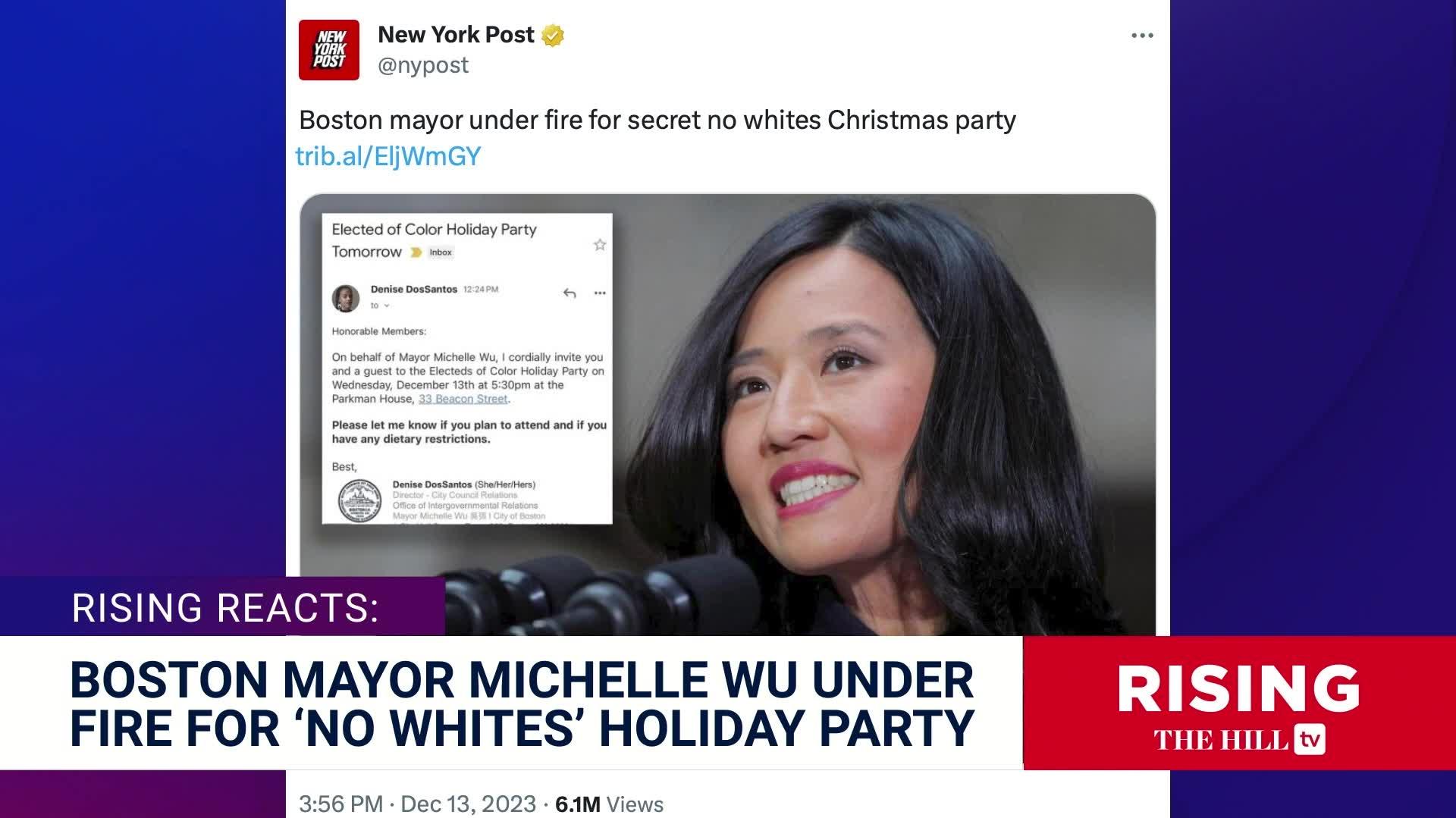 Boston Mayor Hosts No Whites Holiday Party For Electeds Of Color