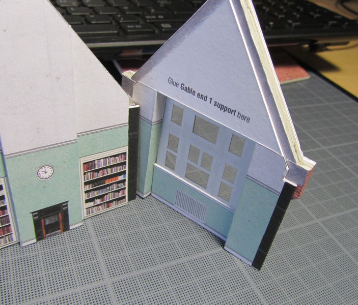 Laminated Gable Ends Showing Thin Card Components Fixed Between Thick