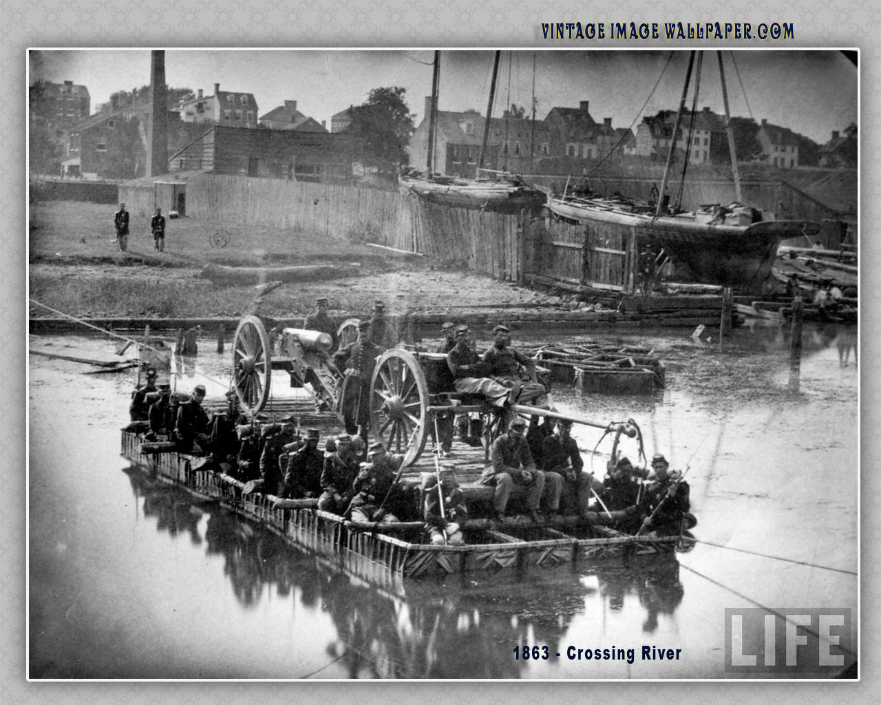1863 Desktop Wallpaper In Vintage
