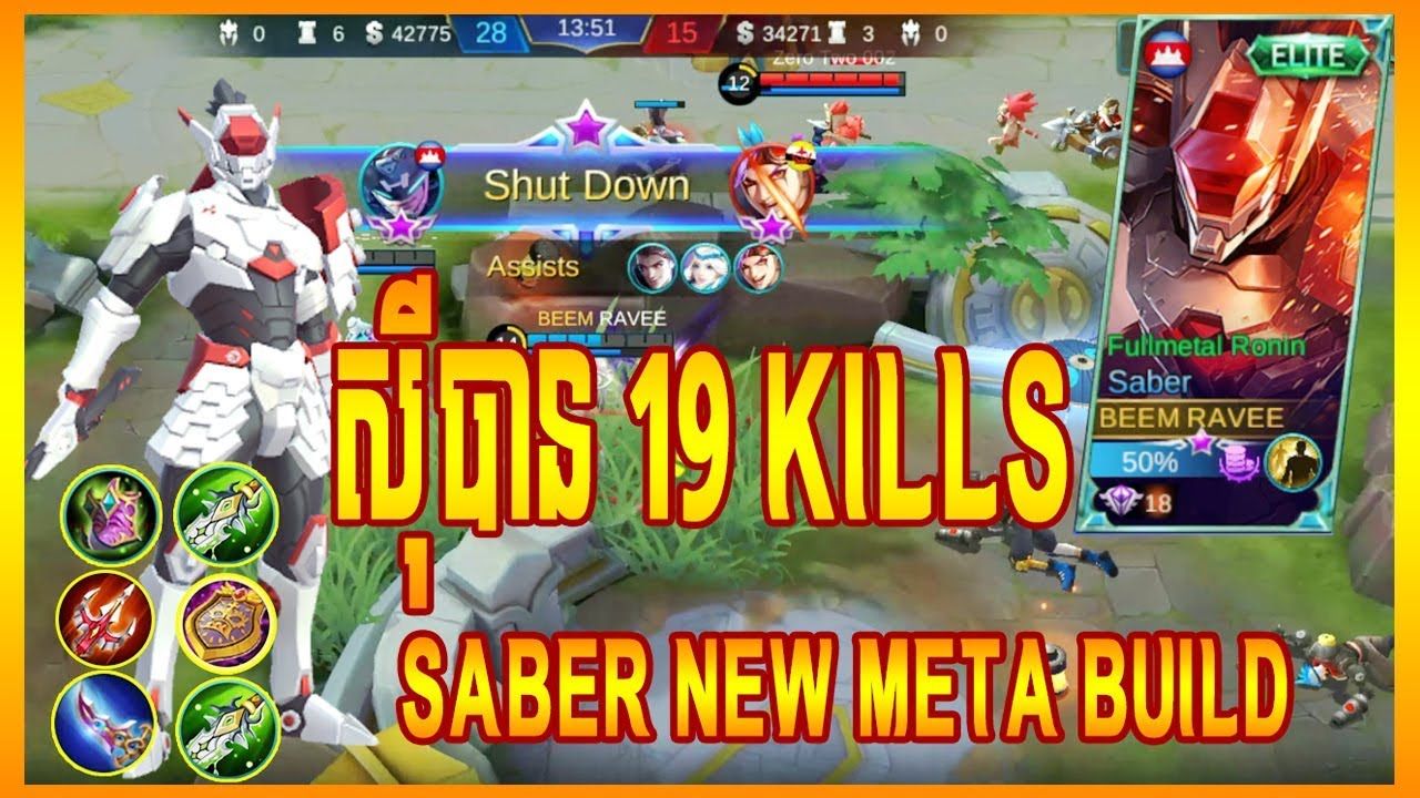 Kills Saber New Meta Build Flicker Ravy Pok