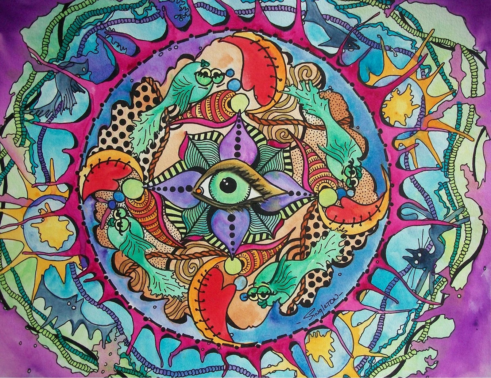 Trippy Hippie Wallpaper - WallpaperSafari. 
