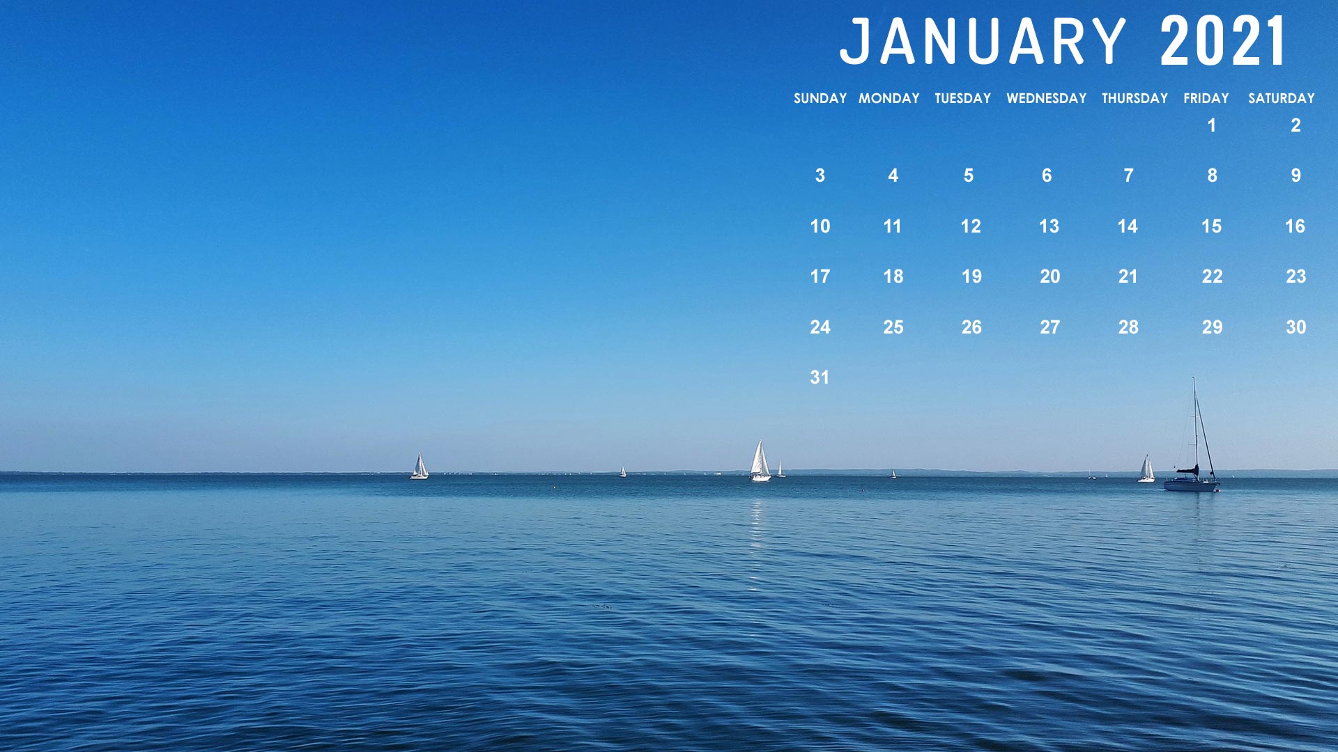 January Calendar Desktop Wallpaper HD Puter Background Image