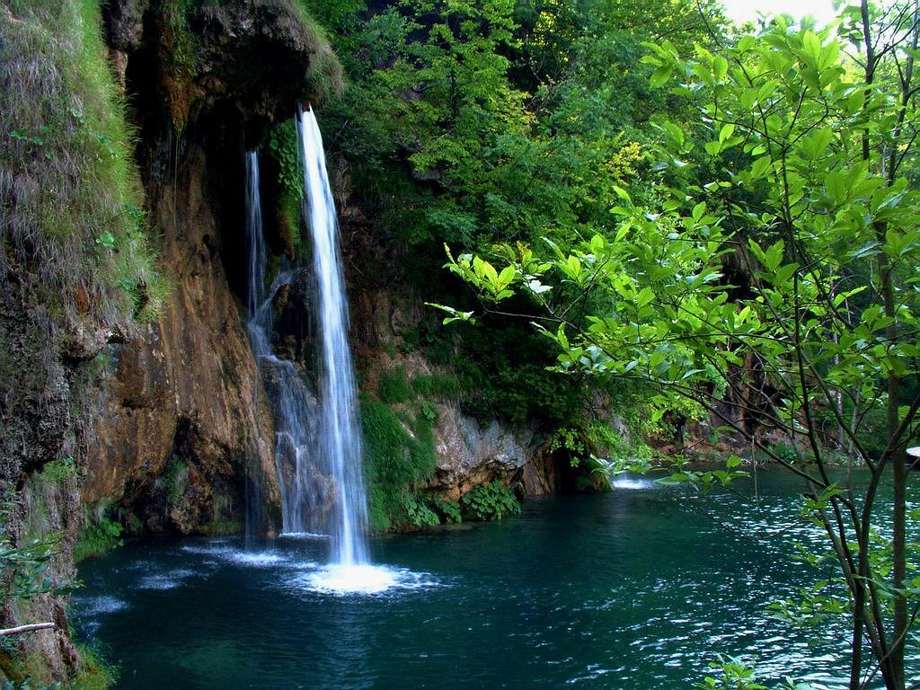 Live Waterfall Wallpaper Which Is Under The