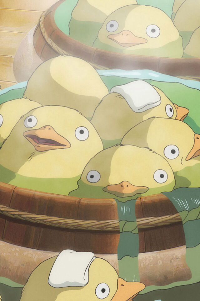 Spirited Away Duckies Ghibli Artwork Studio