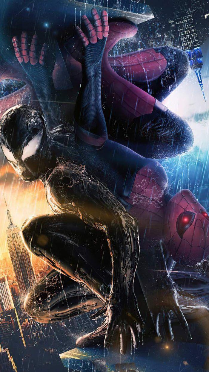 Black Spiderman iPhone Wallpaper Marvel